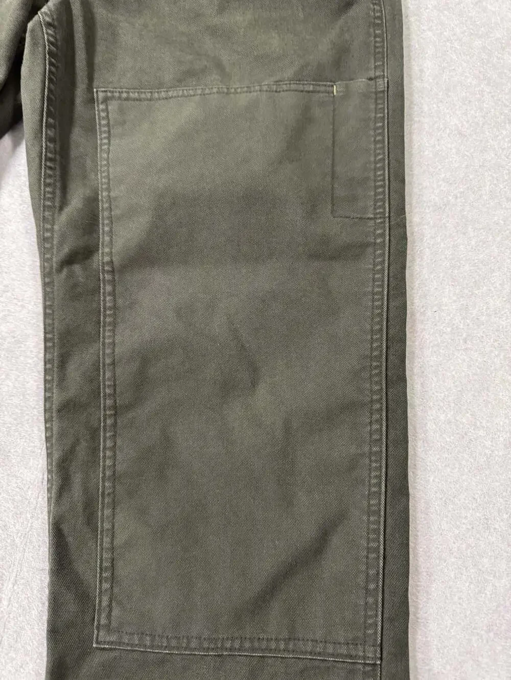 REI Co-op Pants Size 36W x 30L Gray Double Knee Canvas Hiking Work Utility